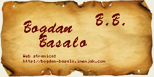 Bogdan Basalo vizit kartica